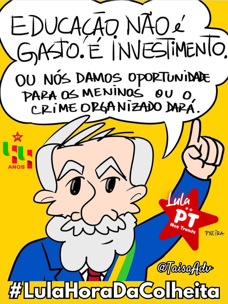 <a href="/Rogeriononatosa/">Rogério Santos 🚩🚩🩵🤍</a> @KatiaAm29195534 <a href="/6i34h/">Junkie B 👽</a> <a href="/flavio_licinio/">Flavio Licínio</a> <a href="/adrianopa05/">Pajé da Periferia 🚩</a> <a href="/ainagrom/">morgania</a> <a href="/RoqueCarvalhoF1/">Roque Carvalho Ferraz Junior</a> <a href="/CelsoNe48927502/">Celso Neves🚩</a> <a href="/AleaTory2050/">Alea Tory</a> <a href="/tonon_samira/">Samira Tonon</a> <a href="/nao_sou_legall/">Não Sou Legal</a> <a href="/hrcorrea_adv/">Henrique Azevedo</a> <a href="/Marcelo47912132/">Marcelo Benites</a> <a href="/favalessa_paulo/">Paulo Sérgio Bandeira Favalessa</a> @prof_jose_neves <a href="/eorafae/">Rafael</a> <a href="/galvaogeo/">luiz viana galvao</a> ESQUERDA SEGUE ESQUERDA RETWEETEM
FORA BOLSONARO
FORA LIRA
#SemAnistia
#NaoPrivatizaSP
#JurosBaixosJa
#ToComMST 
#ForaCamposNeto
#LulaHoraDaColheita