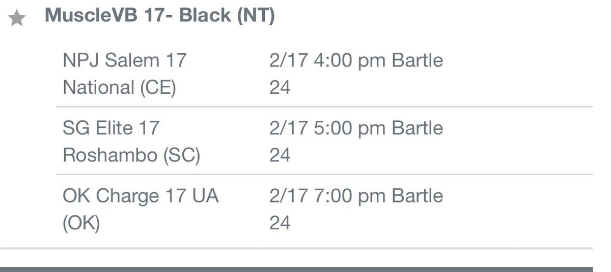 Schedule for Triple Crown !!🔥💚