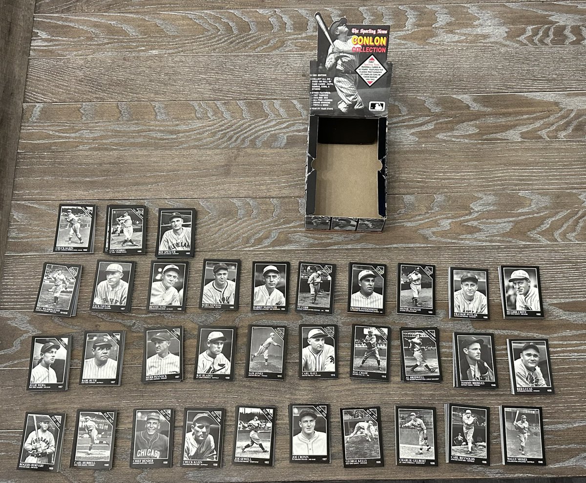 FromTheAshesIRL's tweet image. Anyone need cards in the 1991 Conlon Collection?? #thehobby #stockedup @CardPurchaser