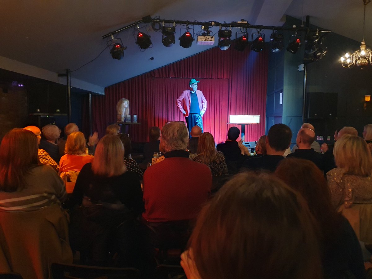 MarielDeegan's tweet photo. Jammers in @Purtykitchen_ tonight for @Askaudreylike #reggieforpresident. Great to see the man in action at last. Lots more shows lined up nationwide with copies of his Guide to Social Climbing on sale too. https://t.co/avr6RDcyYN