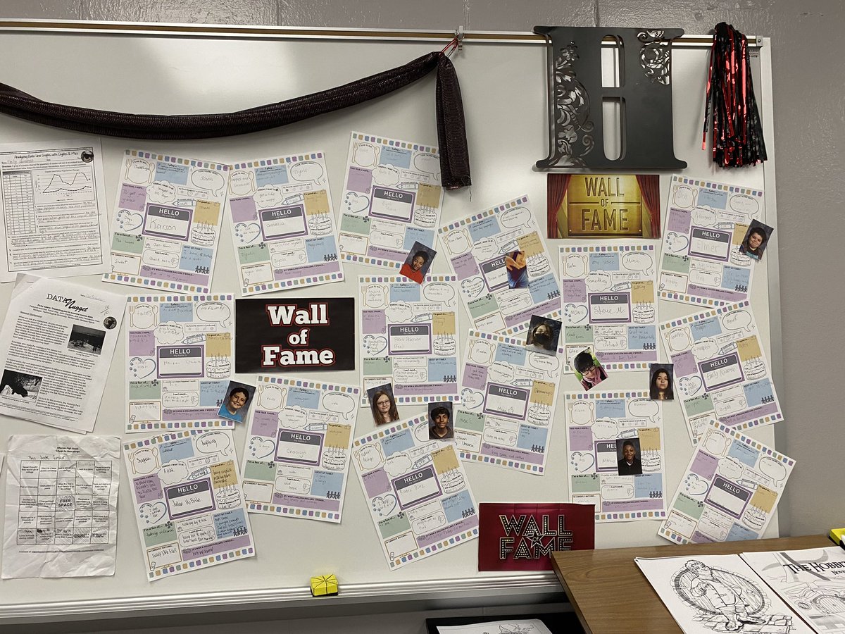 LSC_AEN's tweet photo. Another great day at JHS! Check out this reset space for scholars in our Anchor @MrsKassab_EAS room along with a wall of fame for student advisory by Mrs. Owen! #brainaligned #connection #regulation #LSC_AEN #CDinLSC #maslowbeforebloom @jeff_principal https://t.co/uDxzpzNDJP