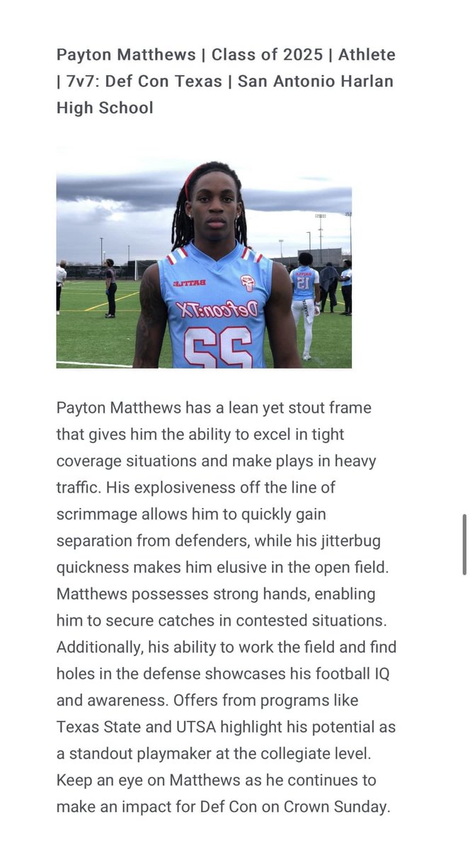 I appreciate the write up @DRSportz_ @THEPLATFORMDR @DEFCONTX7v7 @coach9cg