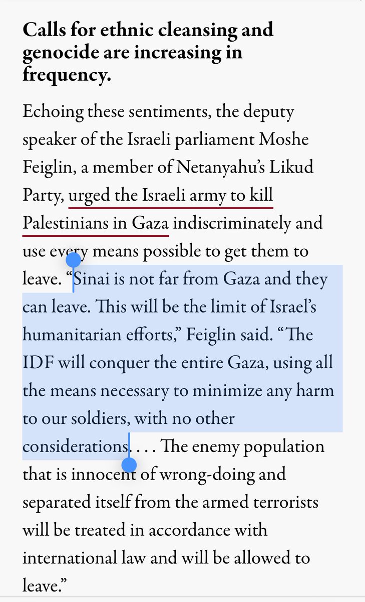 tiberiusfiles's tweet photo. “The entire Palestinian people is the enemy.”

“Sinai is not far from Gaza—they can leave. The IDF will conquer Gaza using all the means necessary, with no other considerations.”

Israeli MPs, 2014. They planned this a decade ago.

👇

https://t.co/6WD2tx5aHp https://t.co/fM5SP0keUt
