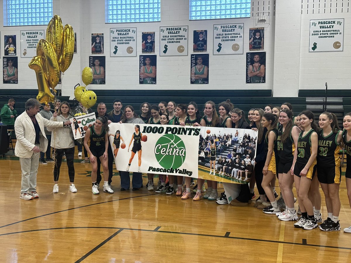 PVALLEY_SPORTS's tweet photo. Congratulations to Junior Celina Bussanich on 1000 career points! https://t.co/JPj9Qs2AwE