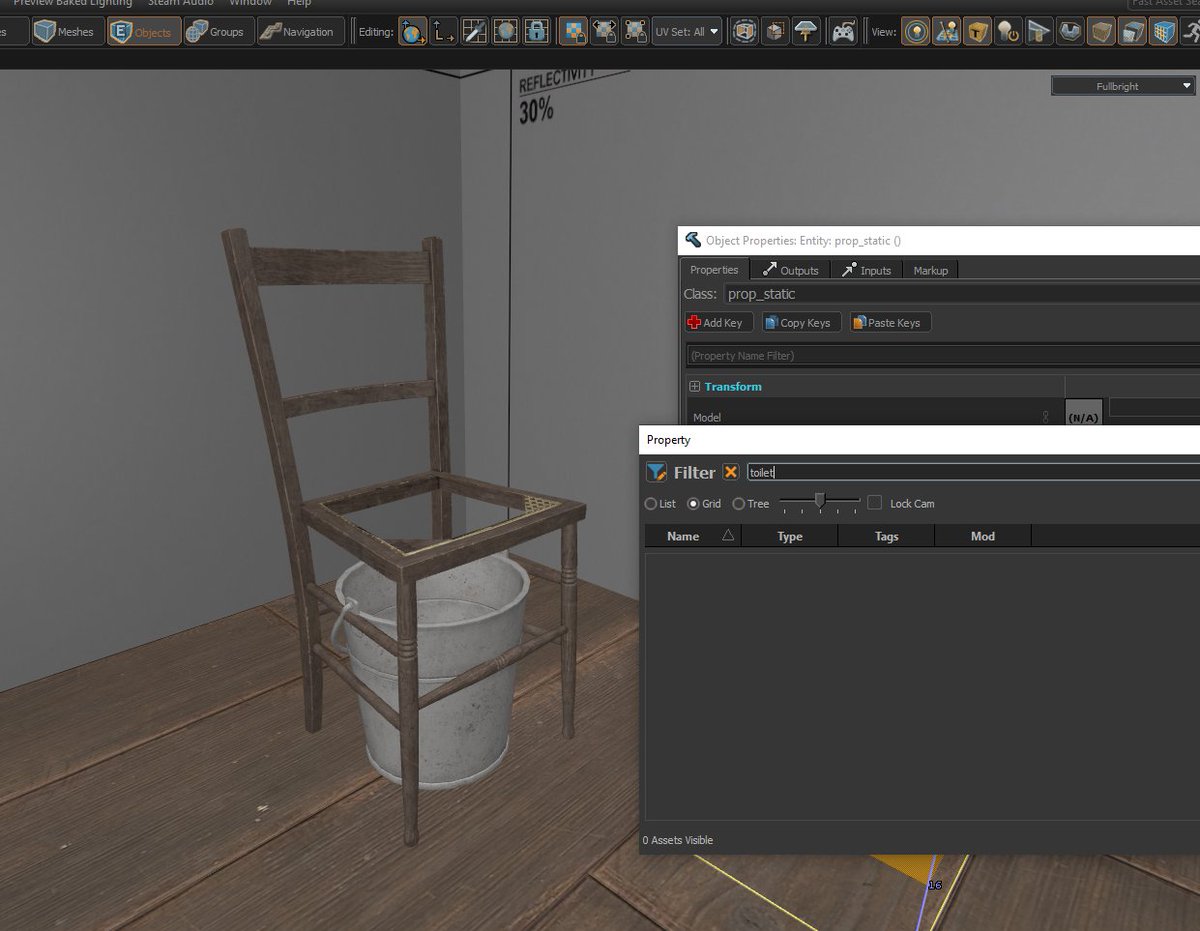 I may have discovered a game-breaking bug in CS2 - there doesn't appear to be any toilet props? I will improvise for now but they really should fix this