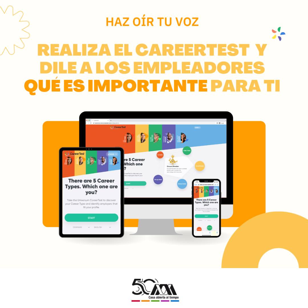 lauammx's tweet photo. ¿Estás lista o listo para el mercado laboral? ¡Participa en el CareerTest de Universum!
.
¿Qué estás esperando? ¡Completa hoy el CareerTest! https://t.co/gzwVP2ILR6
.
#SoyUAM #UAM50 #VinculaciónUAM #SIBOT https://t.co/YlLWagQXlB
