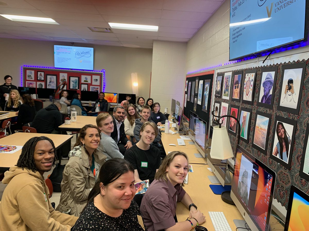 We welcomed 11 Vanderbilt Fellows from Bahrain, Chile, Colombia, Djibouti, El Salvador, Hungary, Madagascar, Malaysia, Mexico, Nigeria, &amp; Pakistan!
Digital Art &amp; Design 2 students created infographics for each  Fellows’ Theory of Change for their country. #VanderbiltUniversity