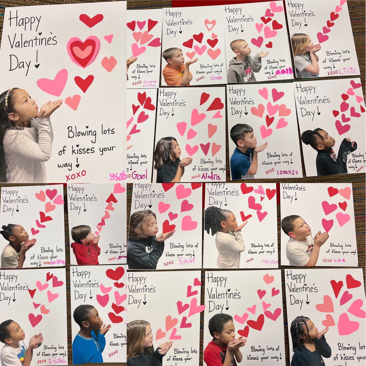 Lots of love shared this week 🥰 2nd grade valentine cards ❤️ #slatehillstars #itsworthit