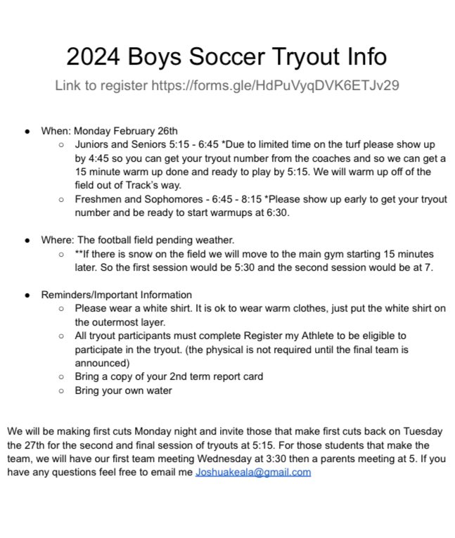 cuseboyssoccer's tweet photo. Link in bio to sign up for tryouts. 1 more week! #cuseboyssoccer https://t.co/6rjakgunhd