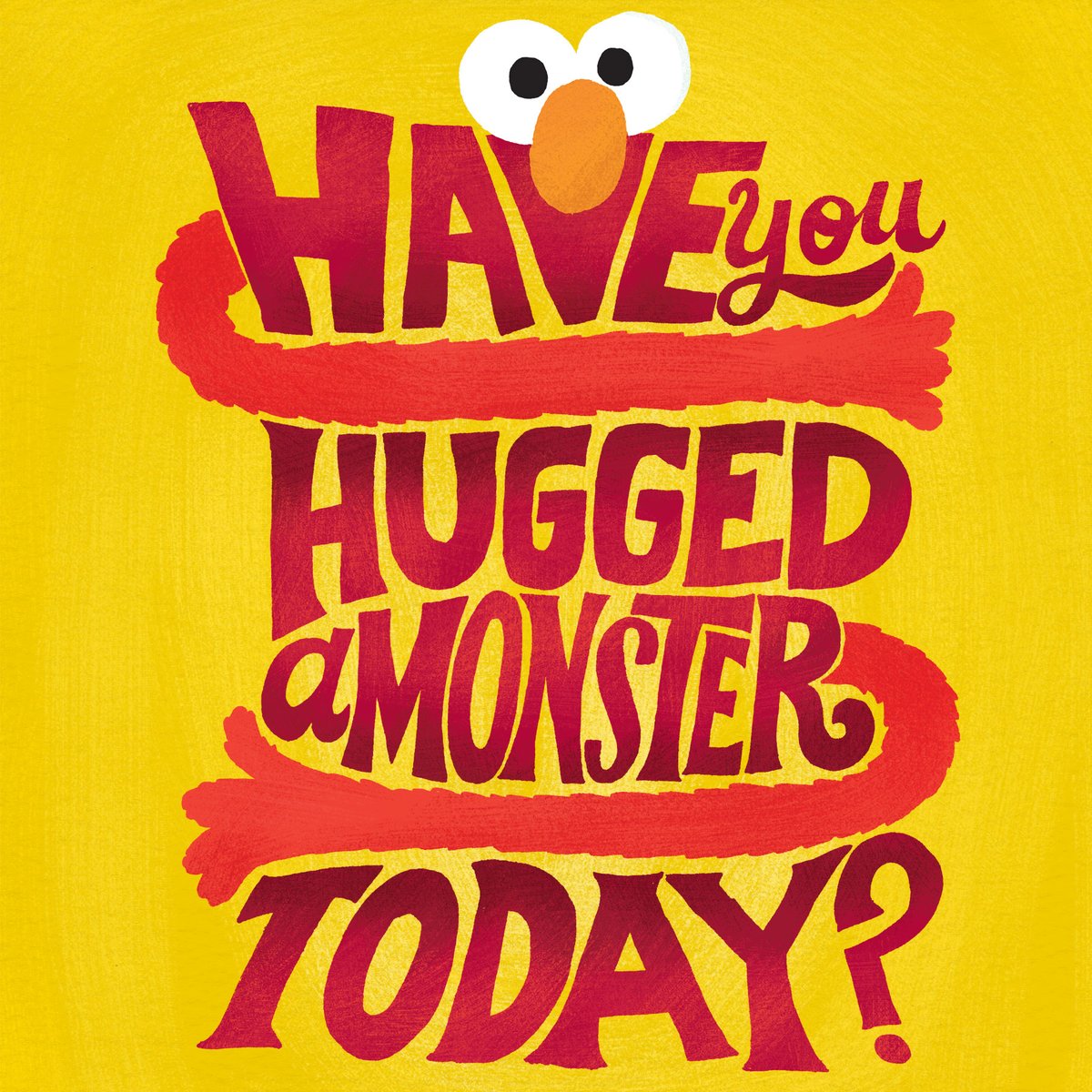 sesamestreet's tweet photo. We ❤️ hugs! https://t.co/nvCe2Kzj8k
