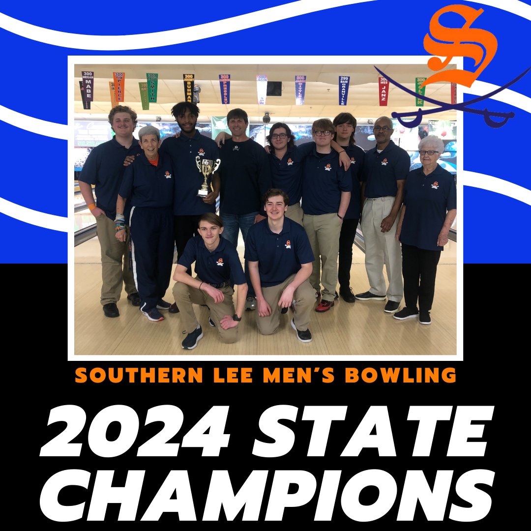 STATE CHAMPIONS! Southern Lee men win the 2024 State Bowling Championship, winning the program's first state championship. Merkel Brown earned the individual state championship representing the Cavs! Read more here: ow.ly/OUbq50QEiVL #CavPride