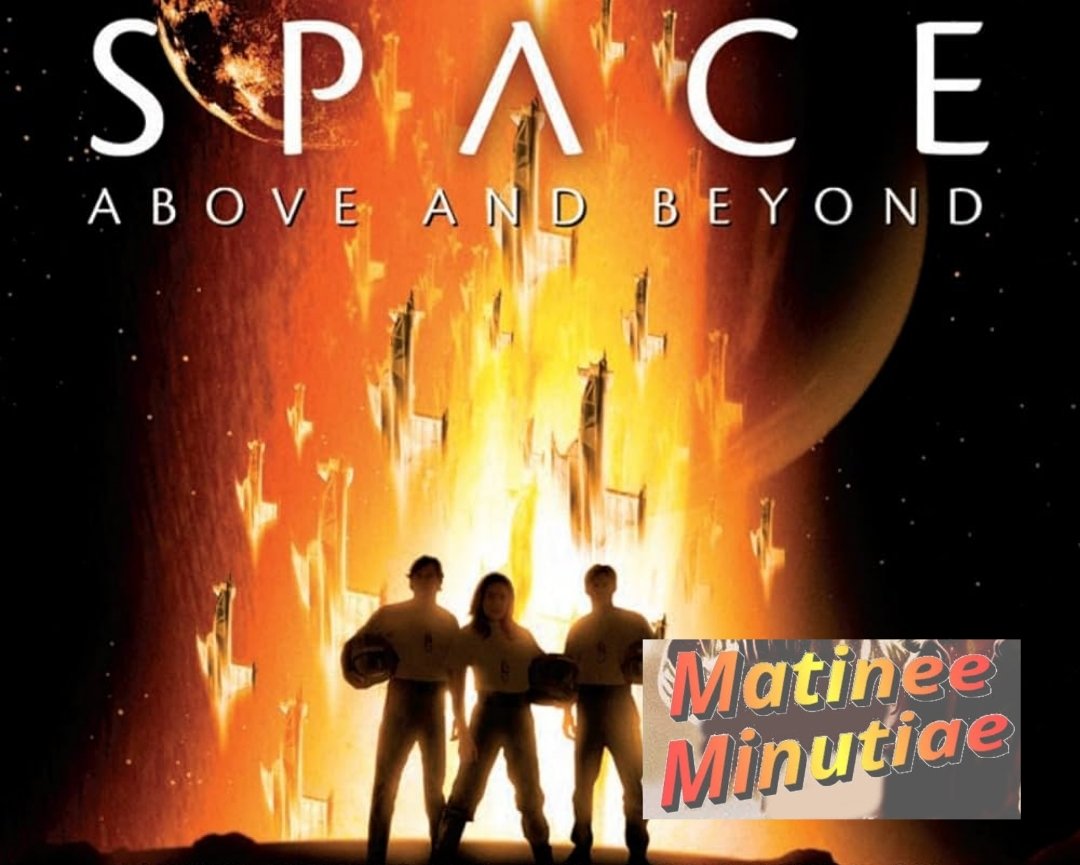 Join us for @MatineeMinutiae TONIGHT Live Fri 2/16 at 9pm EST as we discuss the trivia behind the 1995 Fox Sci-fi TV series 'Space Above and Beyond'. View our live video on YouTube enter Discord for chat #triviapodcast #90sscifitv matineeminutiae.com