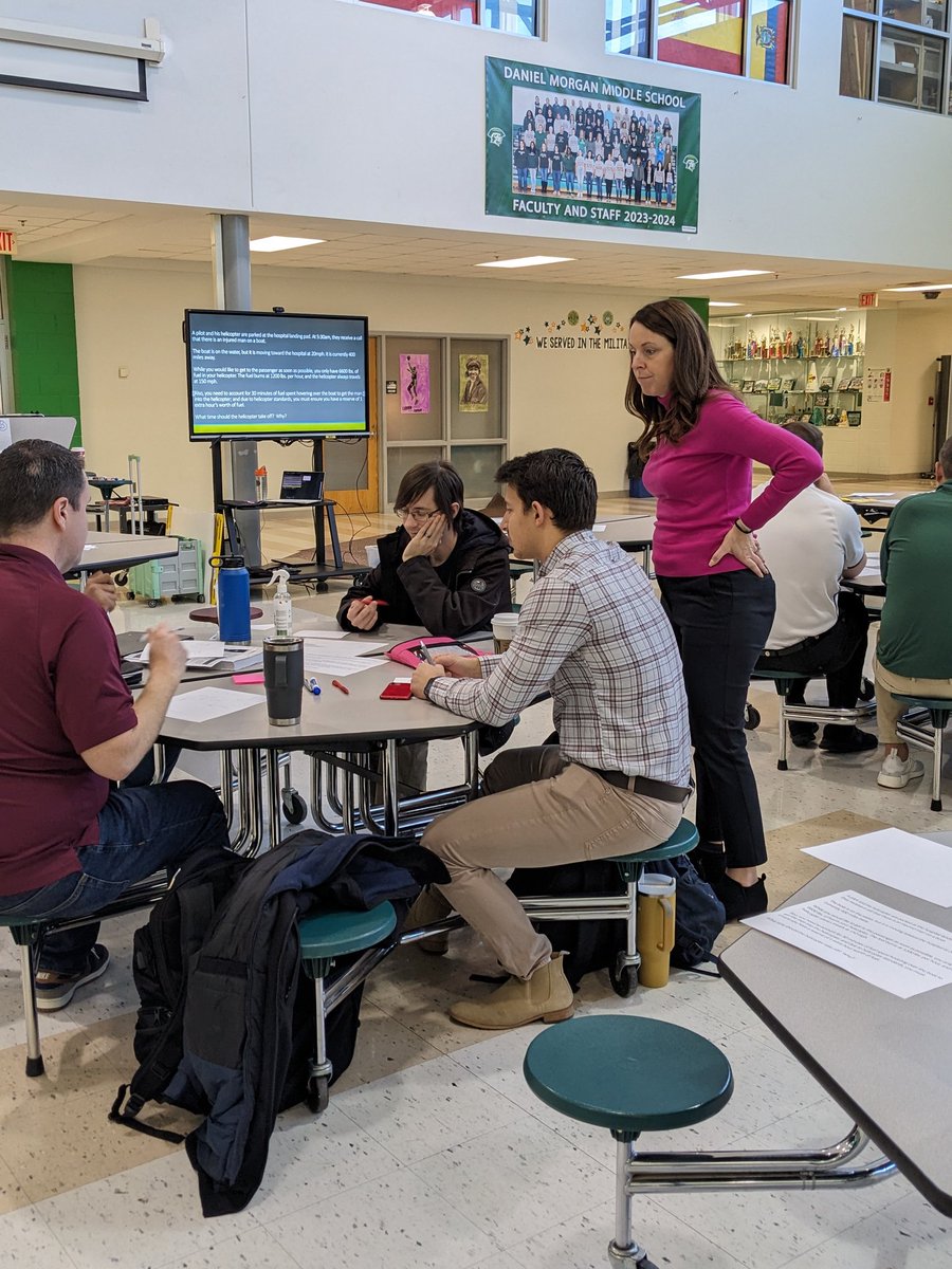 whitekwps's tweet photo. "Students have been taught to solve problems, not to be problem solvers...there is a difference"  Lets change this! #mathworkshop @Lempp5 https://t.co/JGvGAy46u3
