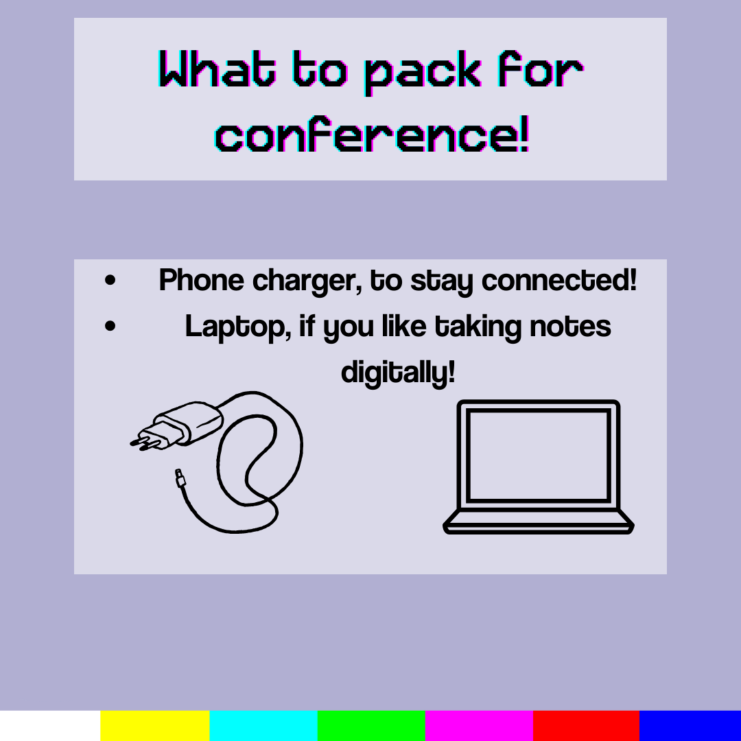 PRessPlayDePaul's tweet photo. You might not be packing yet, but keep these in mind, even if you’re a last-minute packer! 😉 We’re excited to see you in one week! ⏯ 

Let us know if you have any questions before the conference. Visit our LinkTree and follow our socials to stay updated! https://t.co/Guk6AXvetg