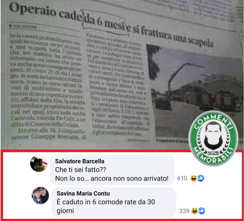 CM_Memorabili's tweet photo. Sì ma, dove diamine era salito? #commentimemorabili #ignoransa #cadute https://t.co/5mQNMPc4CJ