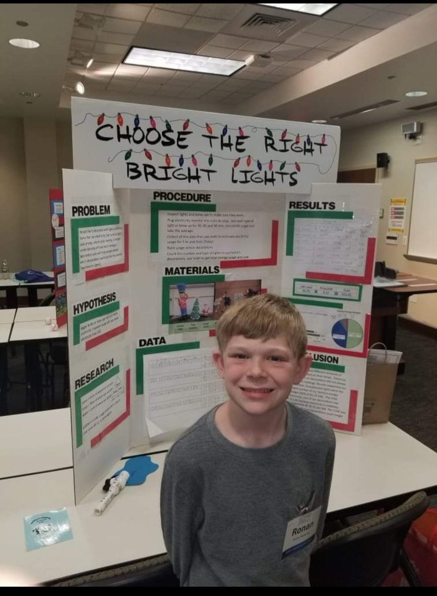 Congratulations to our very own Ronan McAlarney.  He was one of the winners at the Regional Science Fair held this weekend. He will go on to compete in  the State Science Fair. <a href="/NewHanoverCoSch/">New Hanover County Schools</a> <a href="/chawkfan91/">JB Kilpatrick</a> <a href="/MrsRossersClass/">Jennifer Rosser</a>