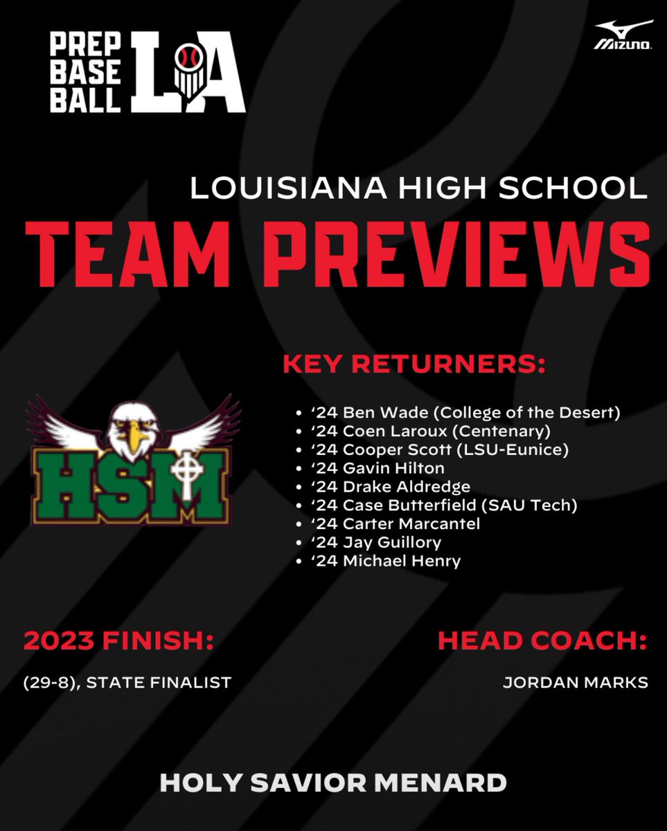 Prep Baseball Louisiana tweet media