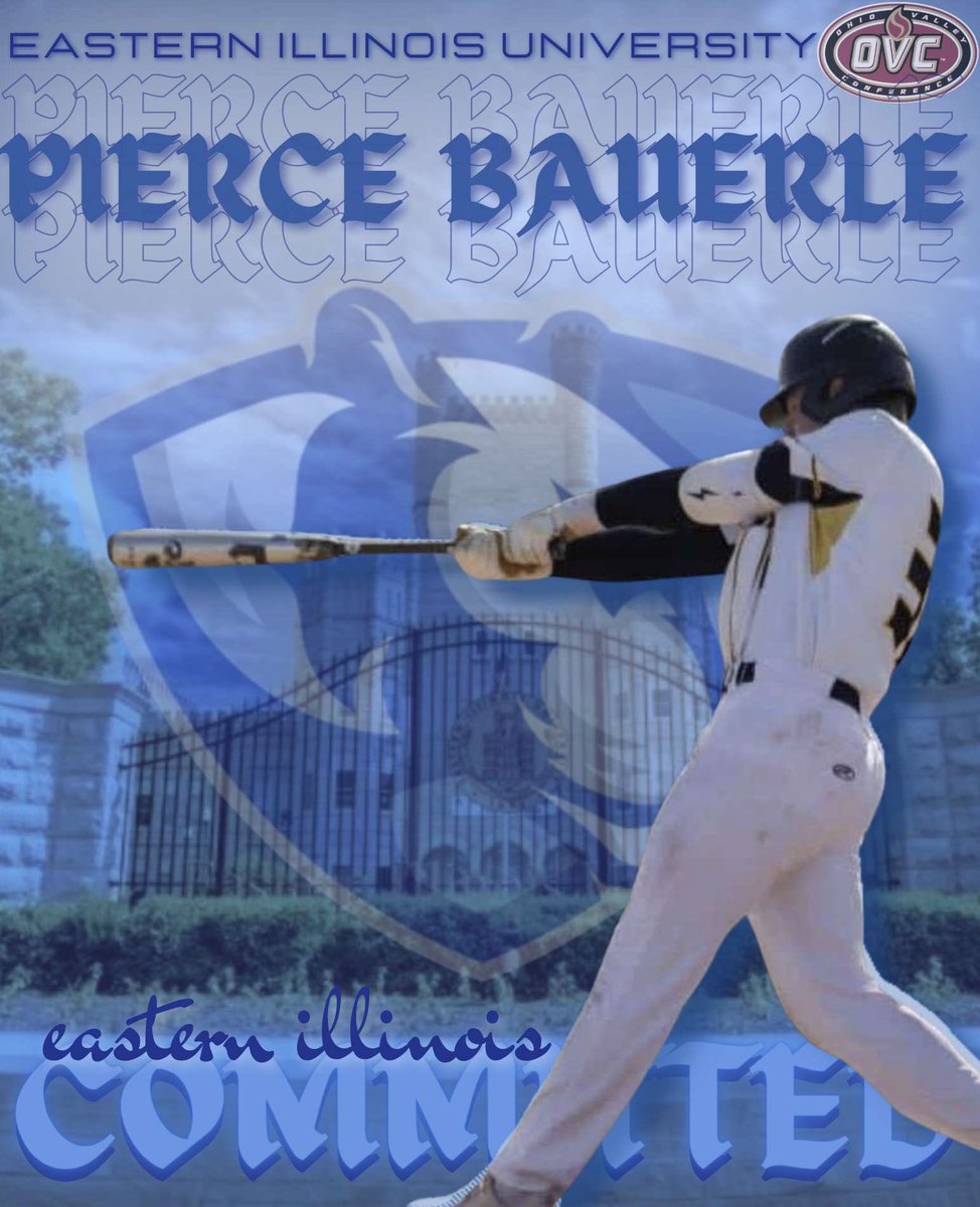 Pierce Bauerle (@bauerlepierce) on Twitter photo I am excited to announce my commitment to continue my academic and athletic career at Eastern Illinois University! I want to thank my family, coaches, and friends who have helped me along the way! #RollThers
<a href="/BaseballBcats/">FCC Bobcat Baseball</a> <a href="/EIU_Baseball/">EIU Baseball</a> I am excited to announce my commitment to continue my academic and athletic career at Eastern Illinois University! I want to thank my family, coaches, and friends who have helped me along the way! #RollThers
<a href="/BaseballBcats/">FCC Bobcat Baseball</a> <a href="/EIU_Baseball/">EIU Baseball</a>