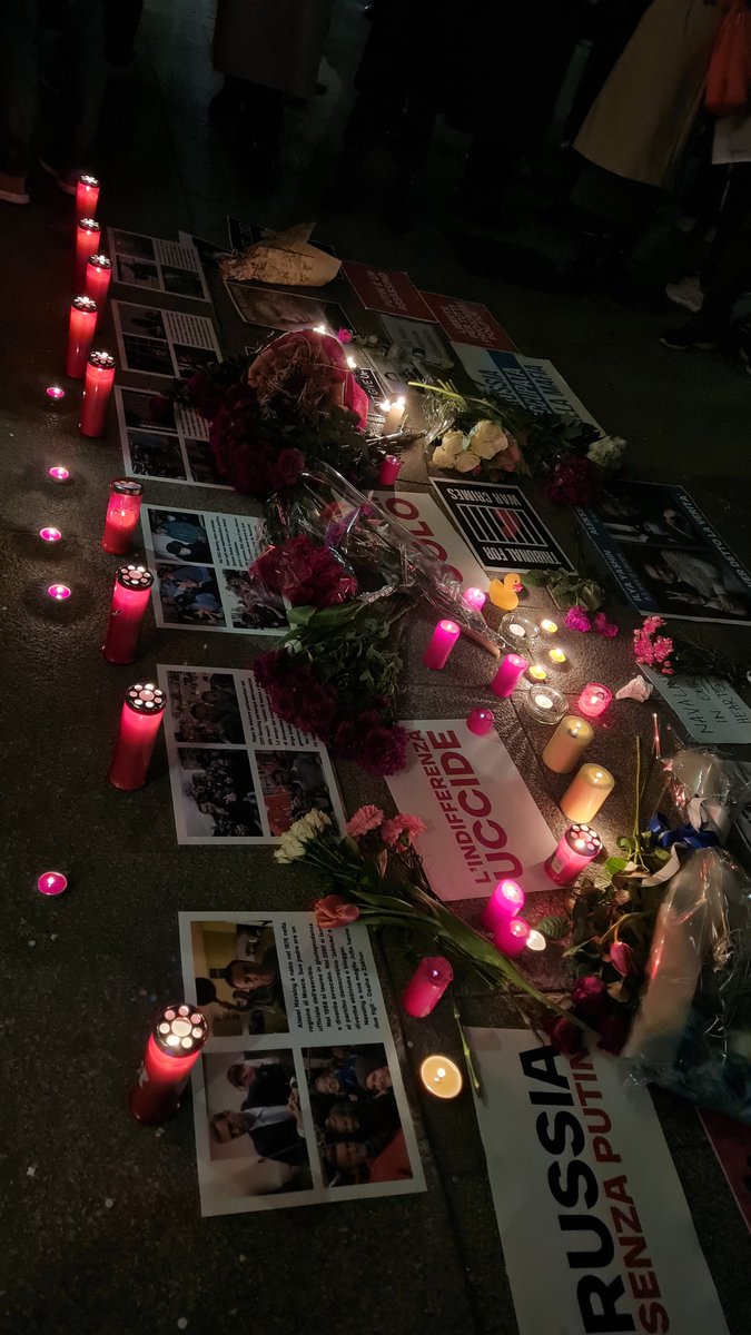EBatunova's tweet photo. Navalny 💔💔💔 Milan https://t.co/nKwZpCx6tI