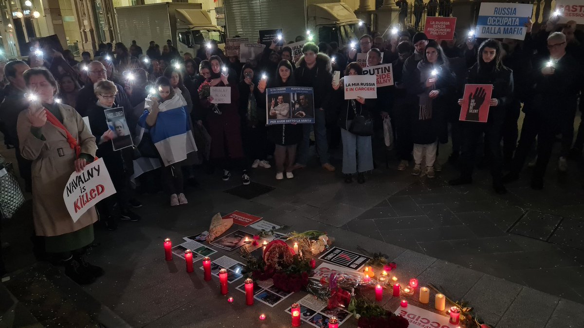 EBatunova's tweet photo. Navalny 💔💔💔 Milan https://t.co/nKwZpCx6tI