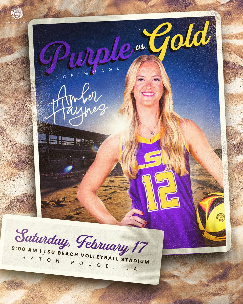 Beach Set To Host Annual Purple vs. Gold Scrimmage 

📄 lsul.su/49jJhiv