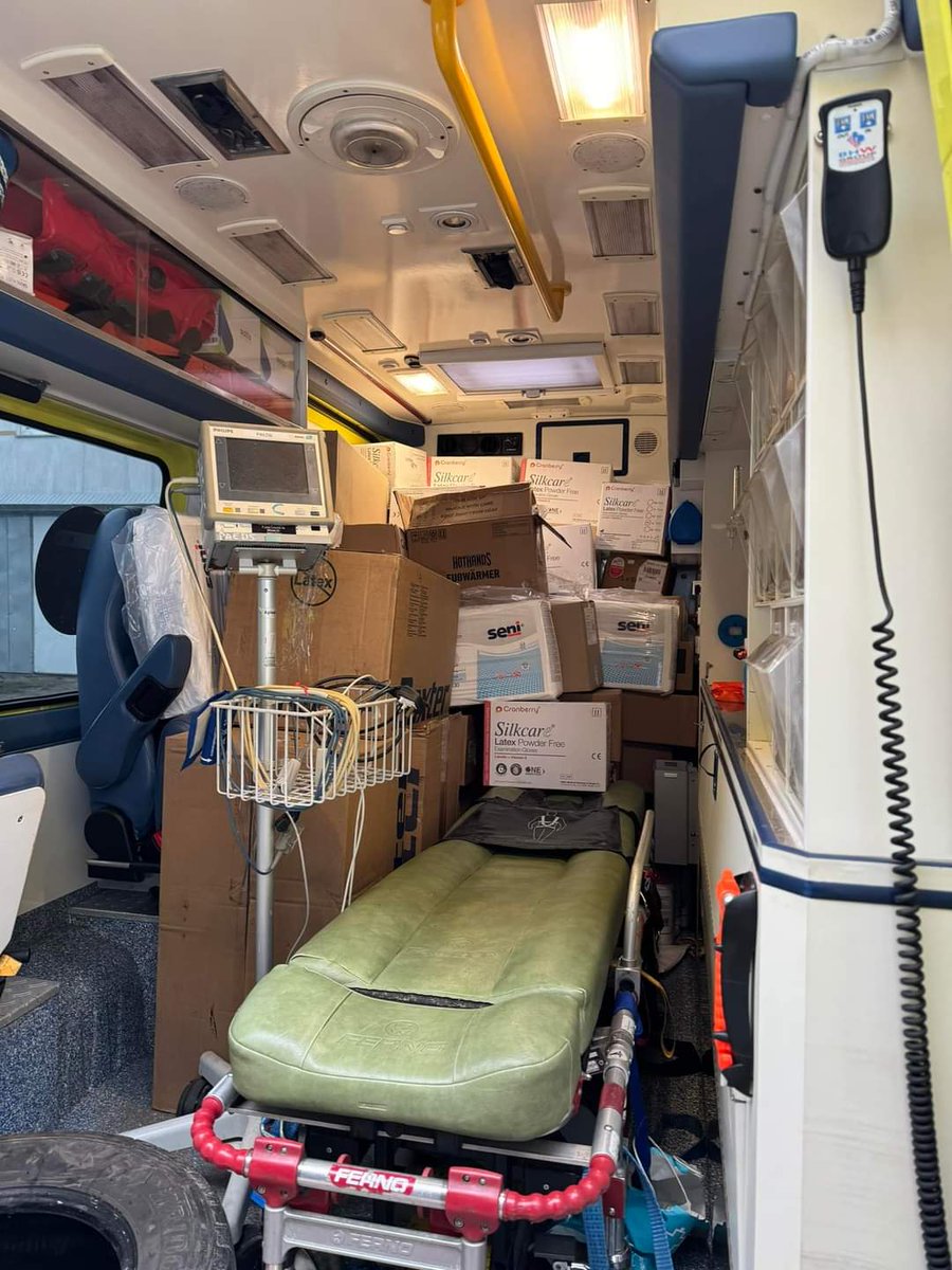 💙 Its always nice to see when our partner charity Gurtom UA received and getting aid ready to be send to front line.

💛 St Johns Ambulance many thanks ones again for donation of ambulance to Ukraine.