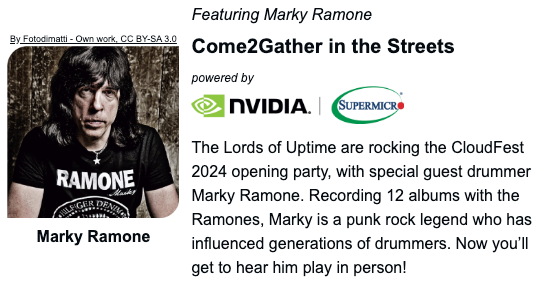 Ladies and Gentlemen, we give you: 

"Marky fucking Ramone!" #CloudFest #TwentyYears 

The 'Bad Boys of The Internet'  are riding high again!

Don't you dare miss this! We'll see you at #Europapark!
