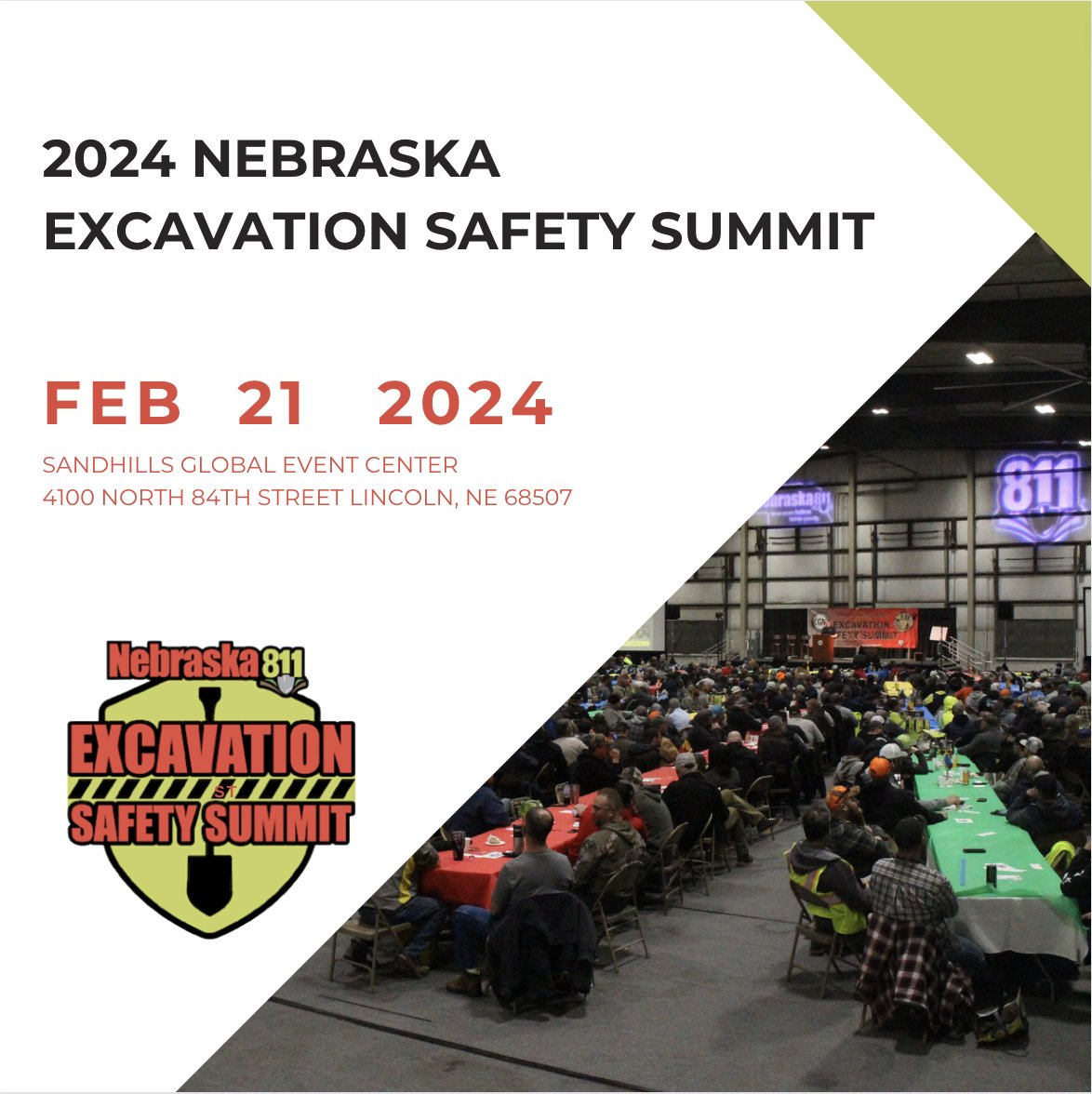 🔜 The countdown begins! Just one week until the 13th Annual NE Excavation Safety Summit on Feb 21! 🚀 Get ready to connect with industry experts, explore cutting-edge tech, and participate in exciting Rodeos. Mark your calendars and join us for this FREE event! #ExcavationSafety