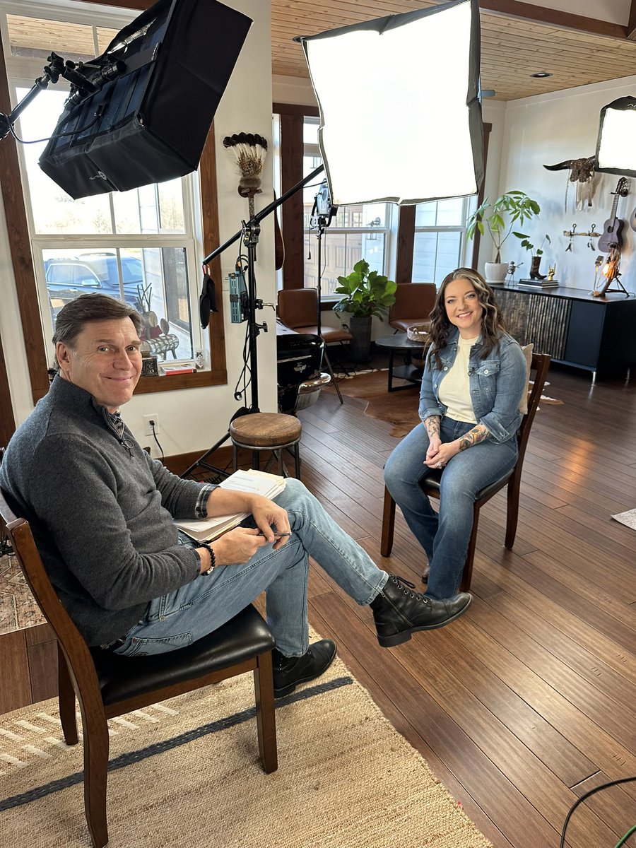 AshleyMcBryde's tweet photo. Surprise!!! I’ll be making a special appearance on @CBSSunday this week. It was great talking to Lee about the things that led me to this moment. Tune in 8am CT! https://t.co/K4b63HlIeg