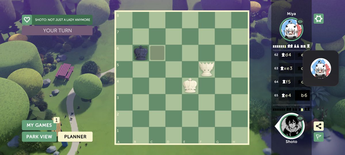ShotoBara's tweet photo. I'm so good at chess 😭😭😭 https://t.co/m8BK6qBak3