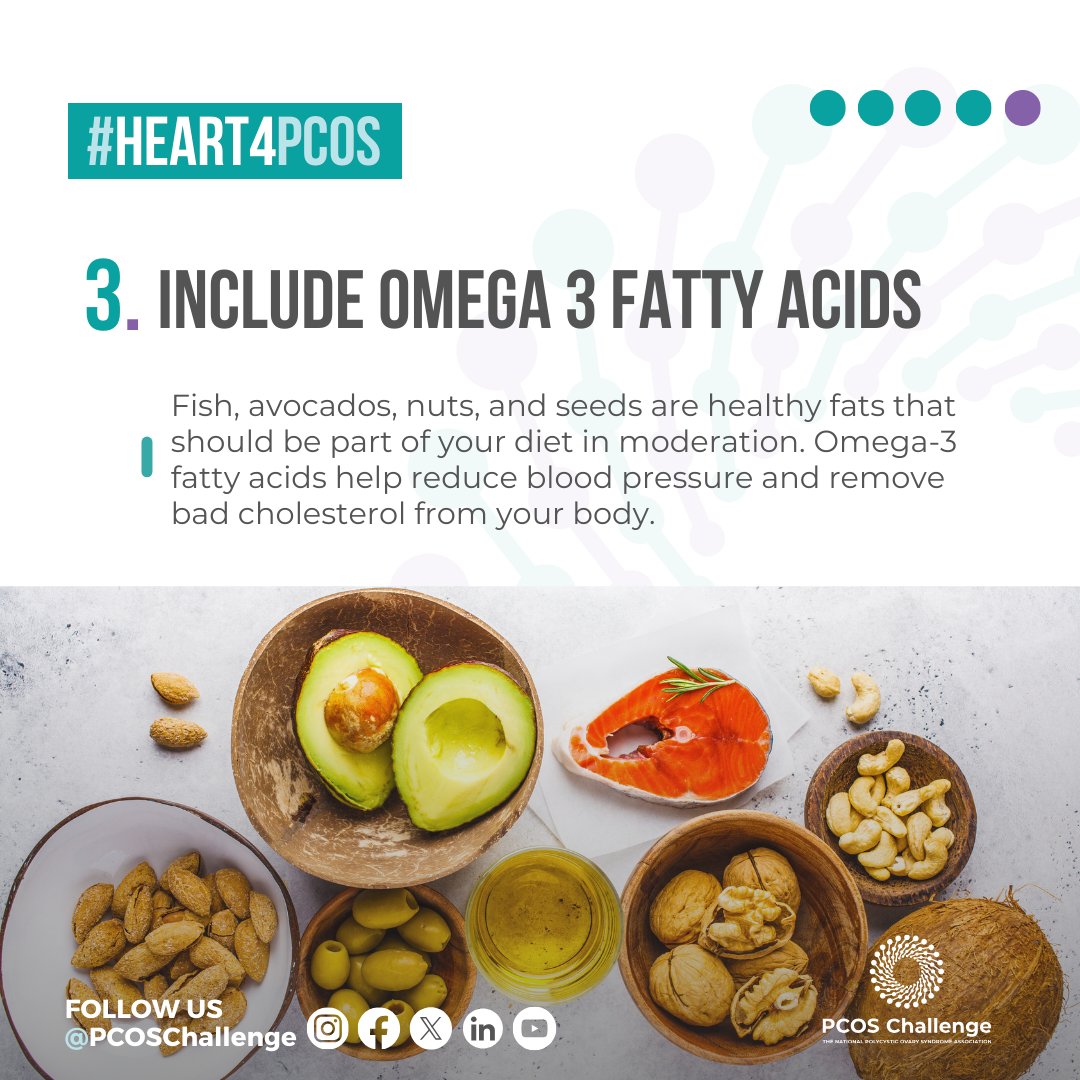 pcoschallenge's tweet photo. Explore 3 key insights for #hearthealth with #PCOS.

What PCOS and heart-healthy dietary strategies are making a difference in your life? Reply to let us know.

Follow @pcoschallenge and @PCOSGurl for evidence-based information about PCOS &amp; #CVD this #heartmonth. #Heart4PCOS https://t.co/yv9kEZqoWL