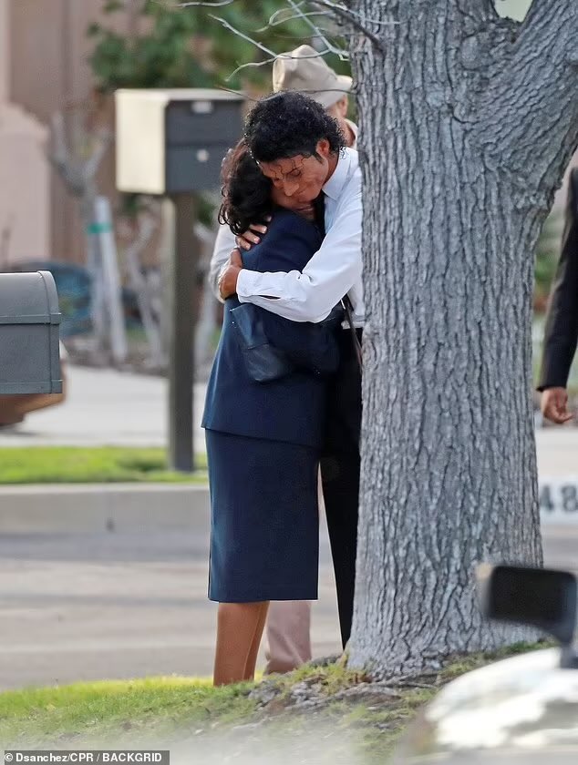 MJJNewsReal's tweet photo. Michael &amp; his mother Katherine doing missionary work was jehovas witnesses. Portrayed by Nia Long &amp; Jaafar Jackson #Michael https://t.co/bFiD95E8Jn