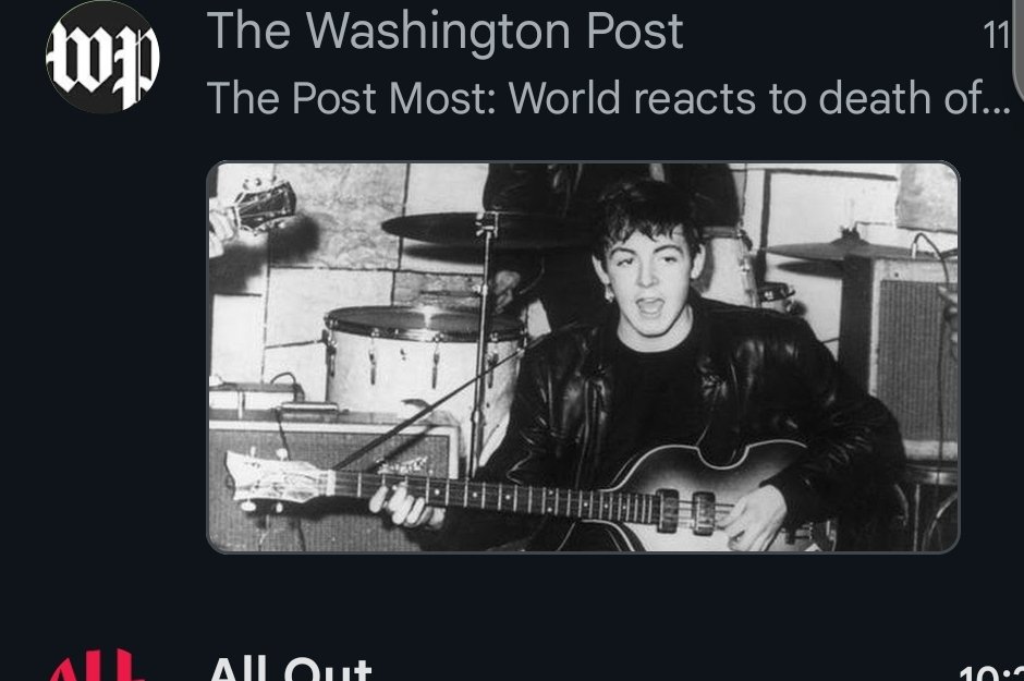 This was a little messed up @washingtonpost.. I mean.. damn #TheBeatles #PaulMcCartney