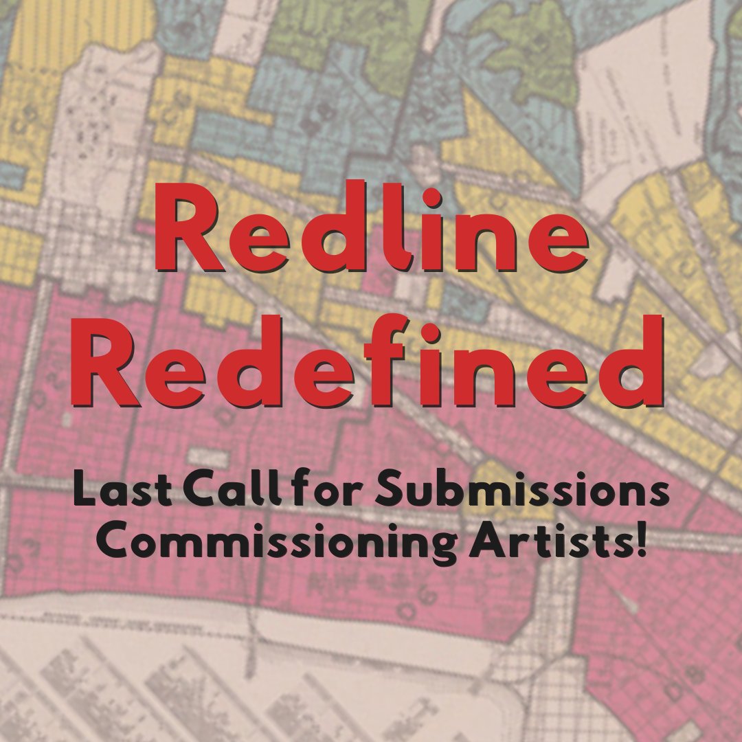 Last call for artists to be commissioned for $1500 - $2500 for our #RedlineRedefined Project!
- Rolling Basis Applications Until End of February
- Looking for Artists to Create Pieces About Formerly Redlined Neighborhoods in the East Bay and SF

Apply | bit.ly/2024-Redline-R…