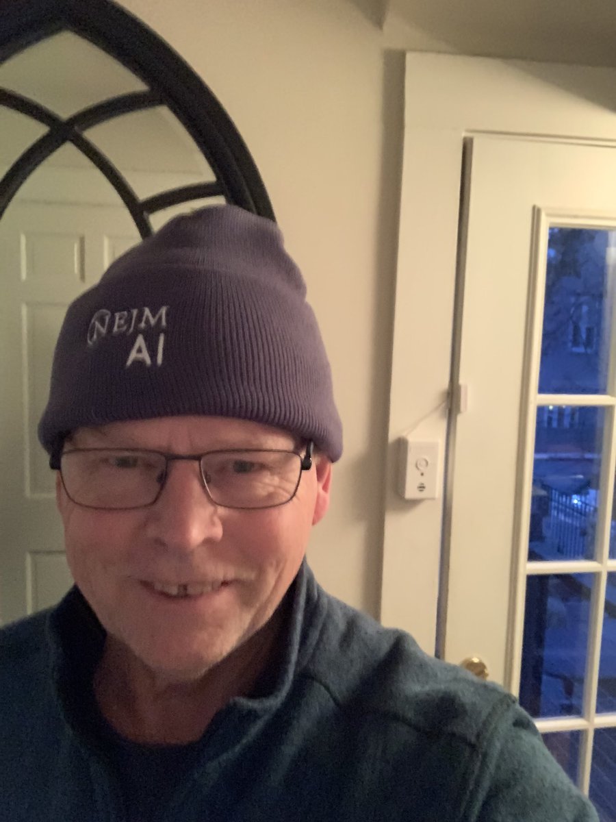 HCRiskRethought's tweet photo. #NEJM #NEJMAI New toque @MassMedicalSociety sent their employees today to kick off their new journal. 
NEJM AI is a new monthly journal which explores the cutting-edge applications of artificial intelligence and machine learning in clinical medicine. https://t.co/Fab5XiFf9U
