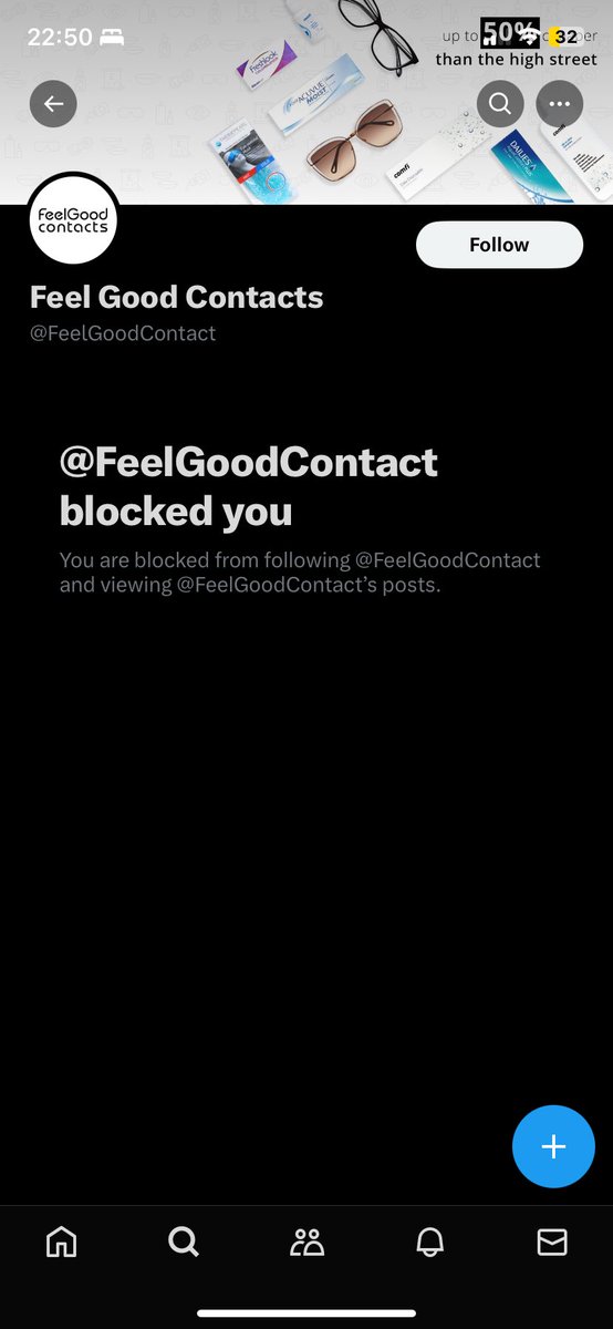 So @FeelGoodContact has blocked me because they sent me glasses with totally wrong lenses in?! 🤣😂 I should’ve gone to @Specsavers 
Their reviews are terrible. Avoid #feelgoodcontacts #opticians #specsavers