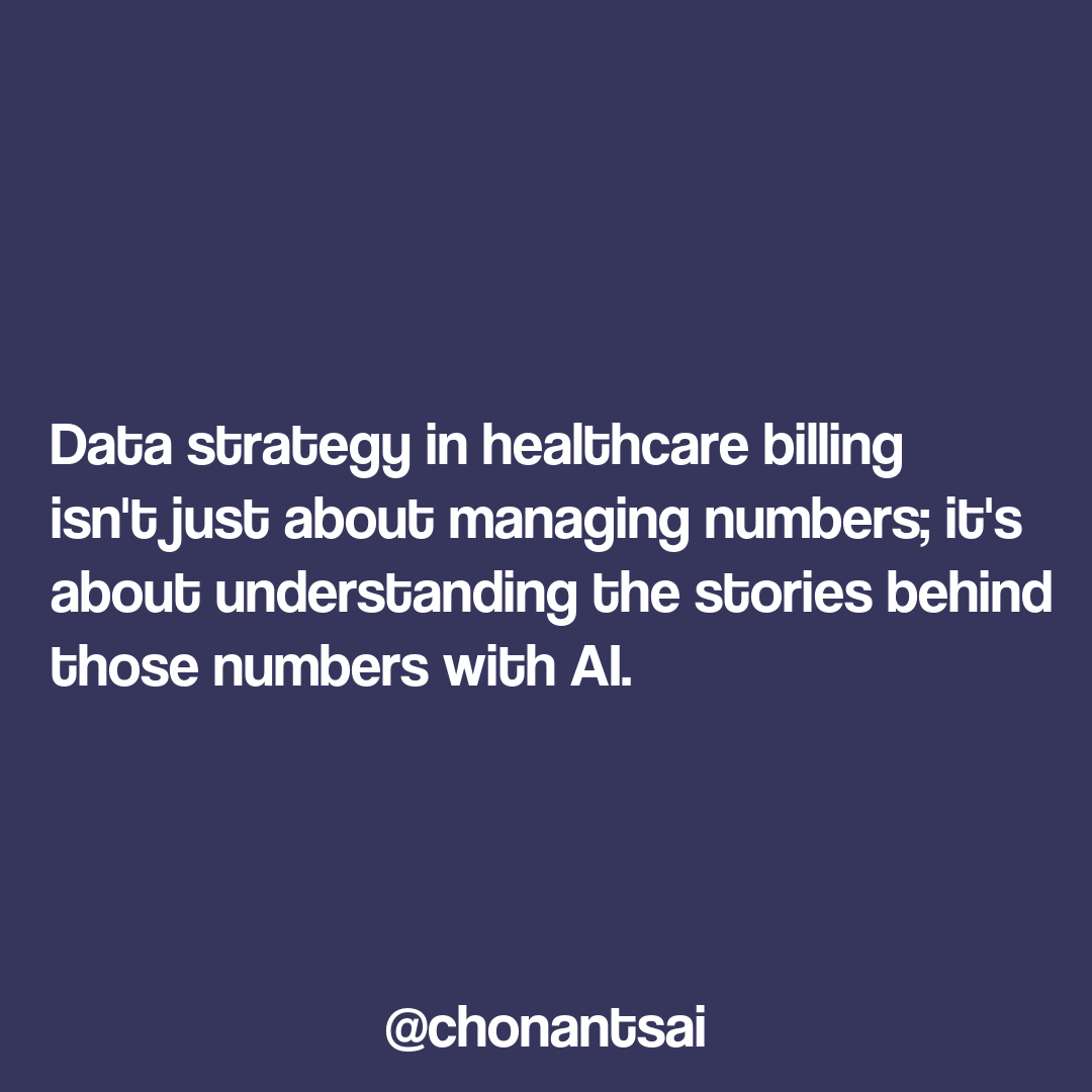 chonantsai's tweet photo. AI strategy for billing in healthcare https://t.co/grwJiwCIEy