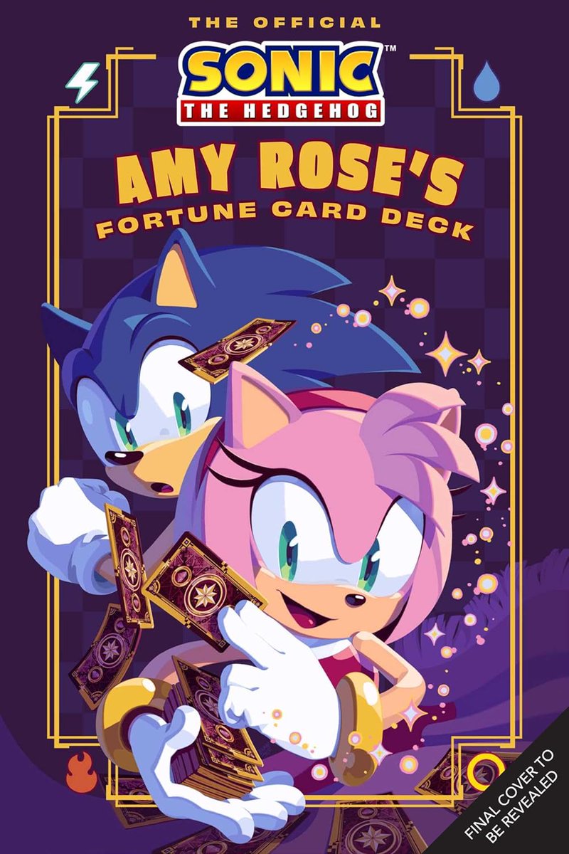 Here's the new cover artwork for 'The Official Sonic the Hedgehog: Amy Rose's Fortune Card Deck'. Artwork by @SpiritSonic. Amy Rose's Fortune Card Deck will be released this July from @insighteditions. #SonicNews