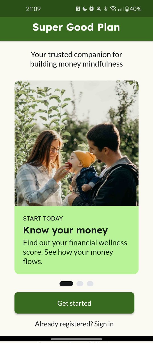 supergoodplan's tweet photo. @imudayyyy A financial wellness app to help you understand exactly how you're doing. https://t.co/HcGNTTkcDS