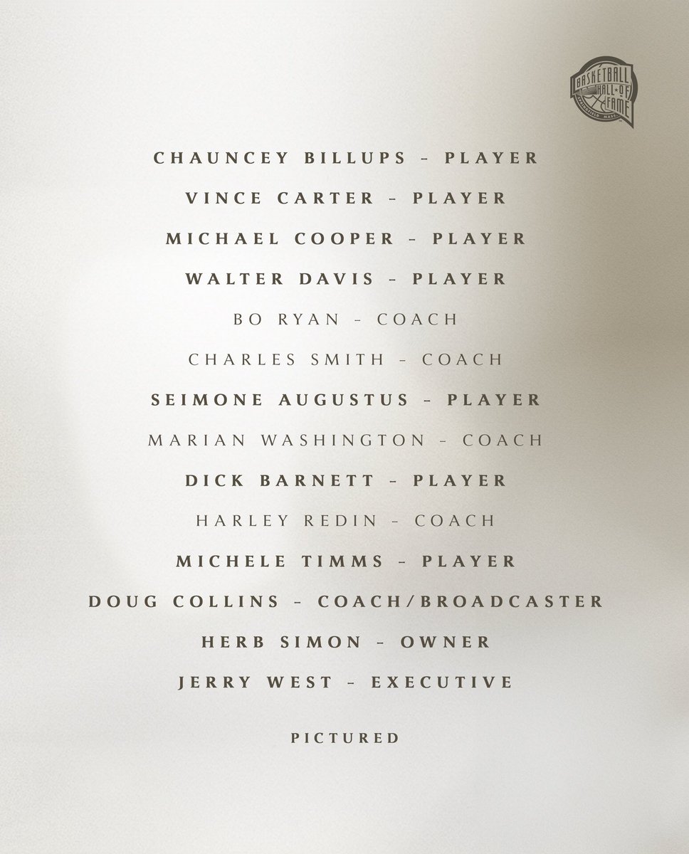 Basketball HOF tweet media