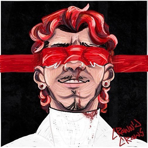 crownedcrowws's tweet photo. Forget sanity , forget salary. #cliqueart #spookyjim https://t.co/bnSzasojaH