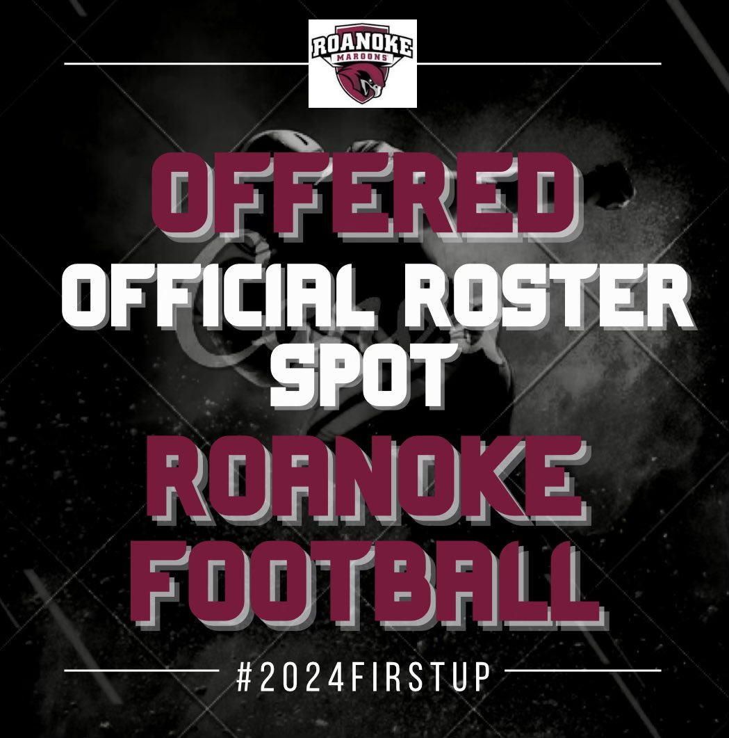 MurdaManTy's tweet photo. Blessed to receive an offer from @RoanokeFB Thankful for the opportunity‼️@T_Money4699 @mikegete20 @BryanStiney @CoachGiancola @Coach_Ferrick @RCmaroons #GoNoke #WinTheOUTS https://t.co/u2dWA9iPDQ