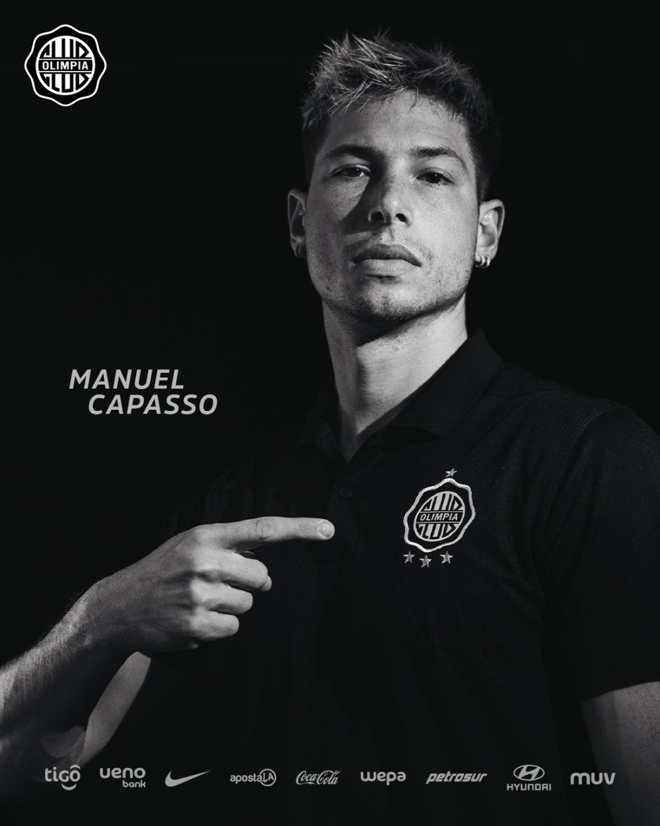 ⚔️ 𝑴𝑨𝑵𝑼𝑬𝑳 𝑪𝑨𝑷𝑨𝑺𝑺𝑶 🇦🇷

Firmeza para la zaga.

El argentino llega desde Vasco da Gama y es nuevo refuerzo del único grande del país.

¡A romperla! 💪🏻

#SoyDelOlimpia ⚪️⚫️⚪️