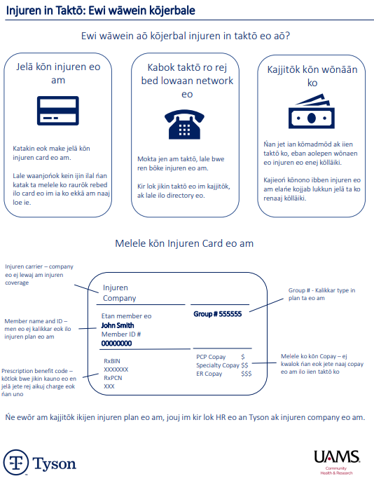 Melele ko kon injuren in takto