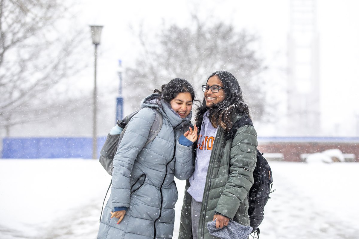 UofIllinois's tweet photo. Campus was sparkling today. ❄ https://t.co/LJTe9EjUqL