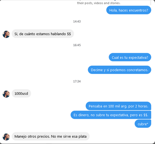 NorbertoEspele1's tweet photo. INSTAGRAMERA @ivanamichel23 INTENTA TAREA DE "DESPLUME" Y FRACASA. https://t.co/OCfZX4xLIE