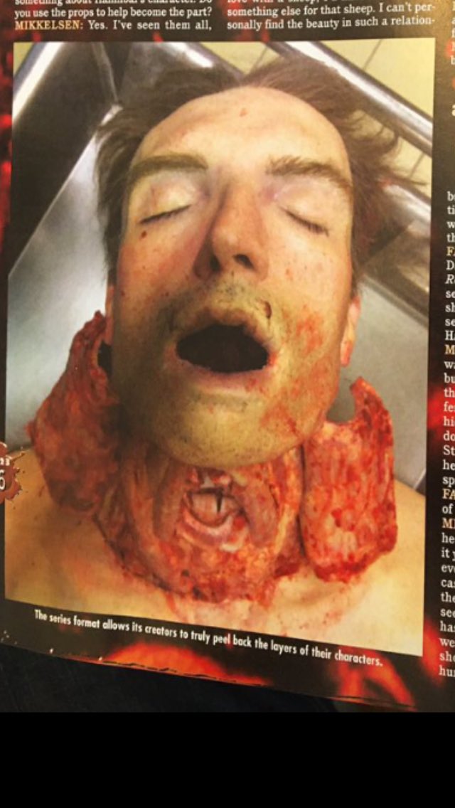 cartersiddall's tweet photo. @hjbaltimore Sometimes it was me with makeup, but most shots used the prosthetic. https://t.co/HXOU8X4tzd