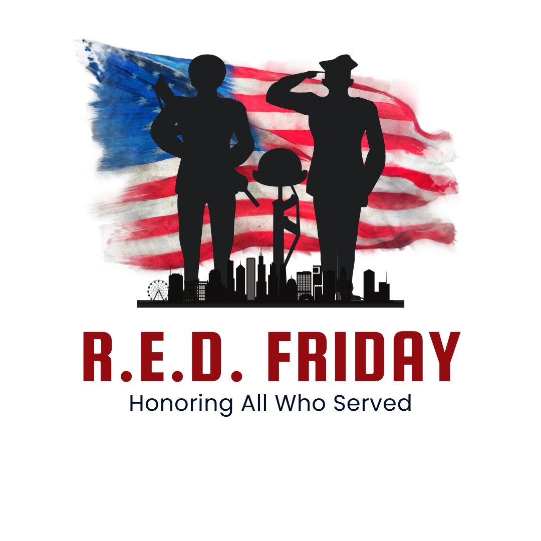 Every Friday, we unite in red to show solidarity and respect for our deployed service members.

#REDFriday #SupportOurTroops #RememberEveryoneDeployed #REDRemembered #GratitudeFriday #MilitaryAppreciation #TroopSupport #HonoringHeroes #DeploymentGratitude #ServiceMembersSalute