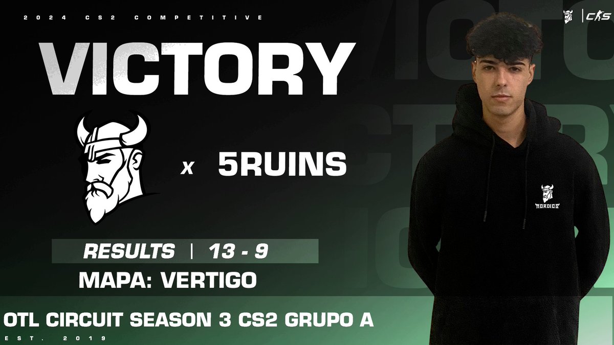 nordicsesports_'s tweet image. WE KEEP DOING IT!🟢 Ultrapassámos com sucesso o duelo frente aos #5Ruins , vencendo por 13-9 em Vertigo.  
Voltamos amanhã para o Qualificador da @scleague_net x @sinon__cs  pelas 14H.

Obrigado a quem apoiou e agradecemos ao @MrDred1 pelo cast 

#GONORDICS⚪️⚫️
#LETSMAKEHISTORY📖