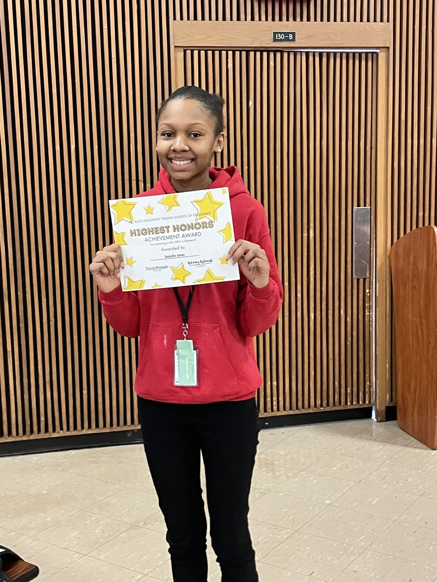 Dr. Alice Holloway Young School of Excellence tweet media